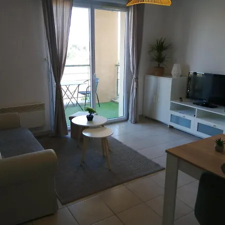 アパート Le Cocon De Marie,piscine, Balcon, Parking Gratuit, Baignoire カルカソンヌ
