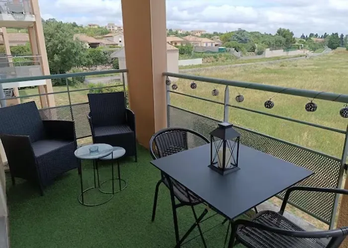 アパート Le Cocon De Marie,piscine, Balcon, Parking Gratuit, Baignoire *